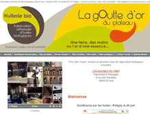 Tablet Screenshot of lagouttedorduplateau.com
